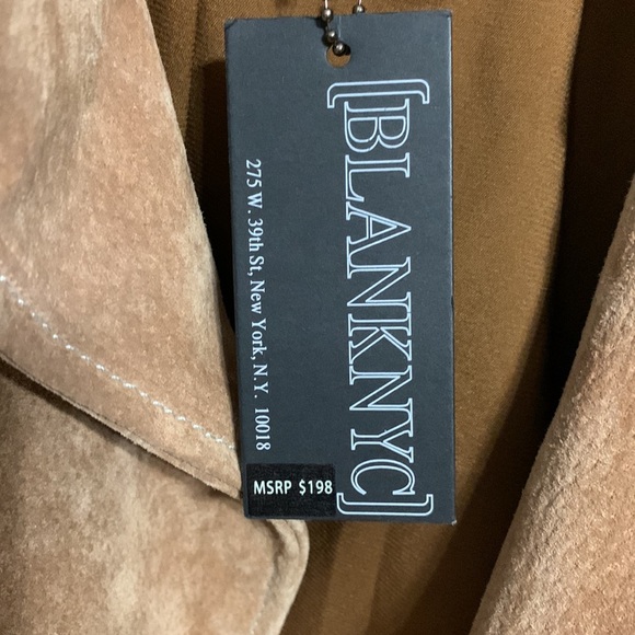 BLANK NYC Suede moto jacket tan - Picture 6 of 10